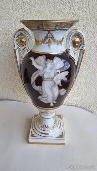 Starožitná porcelánová váza - /Stará Viedeň / - 6