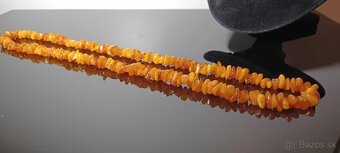 Ponúkam krásny starý náhrdelník z pravého jantáru - 6