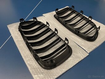 BMW F10/F11 M-packet grill/predná maska čierna lesklá - 6