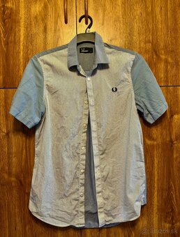 Pánska košeľa 2x Fred Perry a Hugo Boss, veľkosť S - 6