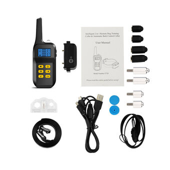 Elektrický obojok pre psa 2v1 - Dosah 1000m - 6