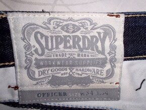 Superdry pánske riflové nohavice L 34/34 - 6