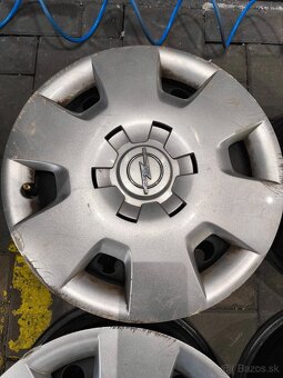 4X100 R15 Opel disky + puklice - 6