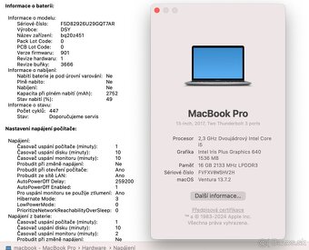 Macbook PRO 13, 16GB, 256GB, bootcamp, super stroj - 6
