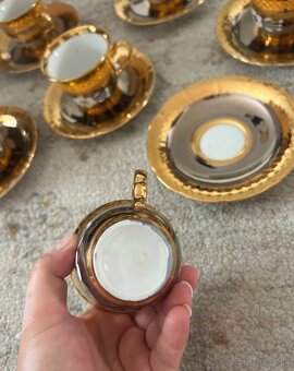 Vintage porcelánový set šálok - 6