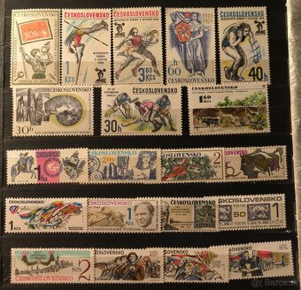 Poštové známky Československo - 250ks čisté - 6