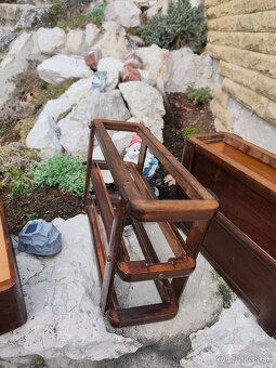 Staré drevené zásuvky aj rám - 6