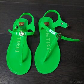 Sandále zn.RETRO neónové - 6