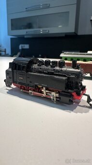 Model krajiny - Model železnice s rušňom a súpravou vozňov - 6