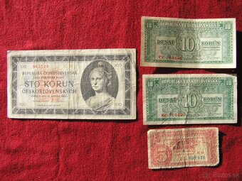 ČESKOSLOVENSKÉ POVOJNOVÉ BANKOVKY: 1945-1950 - 6