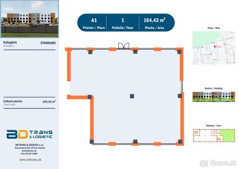 Prenájom obchodných priestorov A1/A2 (164/222/422,41 m2) - 6