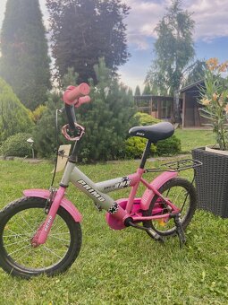 Ružový bicykel pre dievčatko - 6