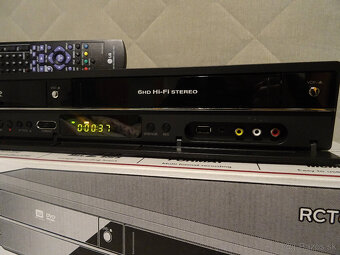 COMBO-LG RCT699H-DVD rekordér+VHS video- Kopíruje VHS na DVD - 6