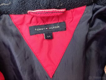 Dievčenská páperová zimná bunda TOMMY HILFIGER- veľ. 164 - 6
