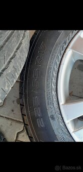 Nokian Wetproof SUV 225/65 R17 pneu obute na Alu diskoch - 6