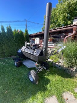 Gril lokomotíva s udiarňou - 6