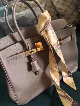 Nádherná nová Hermes birkin 30 taupe kabelka - 6