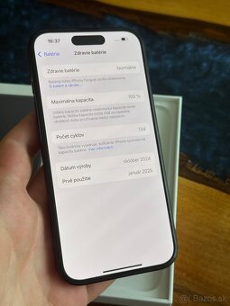 iPhone 16 128gb 100% bateria 2r zaruka o2 - 6