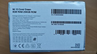 Xiaomi Mi 10 8GB RAM/256GB ROM Coral Green - 6