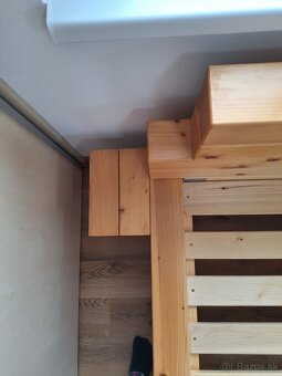 Drevená manželská postel - 6