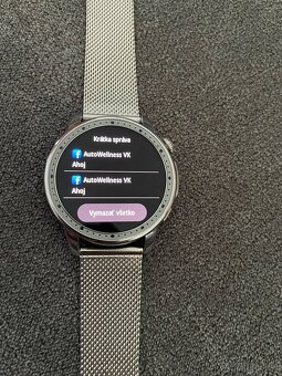 Nové - Luxusné dámske smart hodinky, strieborné - 6