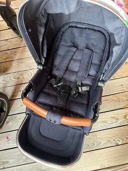 Kombinovaný kočík Moon Scala Navy + Vajíčko Cybex Aton 5 - 6