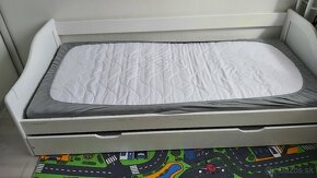 Výsuvná posteľ, dvojlozko 2x 90x200cm - 6