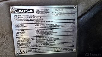 Víceúčelový zametací stroj, multicar, AUSA B200H,sklápěč,4x4 - 6