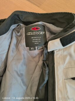 Dámska moto bunda CLOVER HYPERBLADE WP black/grey - 6