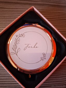 Personalizované zrkadielko s menom Janka - 6