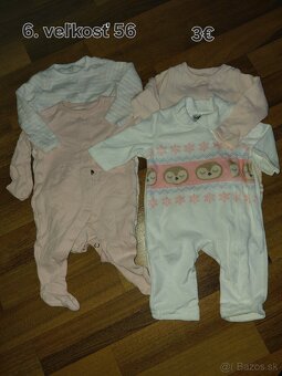 Detské oblečenie 50/56 - 6