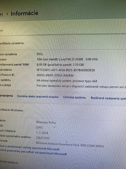 POČÍTAČ DELL OPTIPLEX 5000 Intel core i-5 - 6