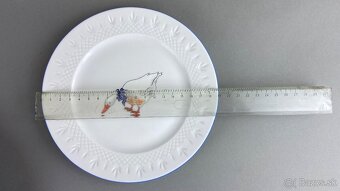 Tanierová súprava pre 6 osôb husi, modrá linka - 6