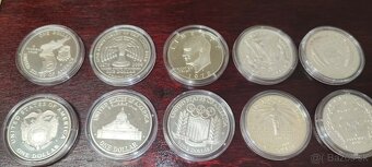 americké strieborné mince v prevedení proof - 6