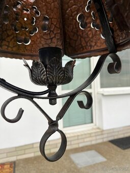 Kovovy tepany luster na chalupu luster - 6