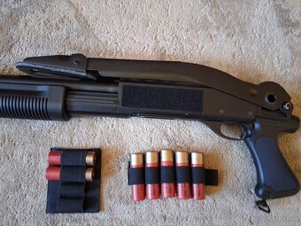 Brokovnica M870 - ABS, krátká, sklopná pažba - 6
