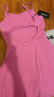 Damske saty gym glamour pink - 6