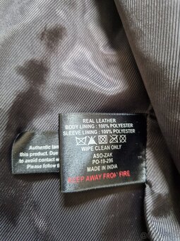 Pánská kožená bunda Barneys velikost S (46) a029 - 6