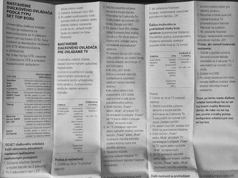Diaľkový ovládač univerzálny. Nový. - 6