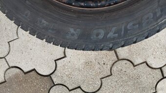 Sada diskov 4x100 opel pneu. 185/70R14 SEMPERIT - 6