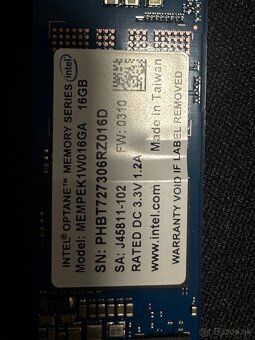 PC komponenty–Intel Optane 16GB,2×2GB DDR3 RAM,2× HDD 160GB - 6