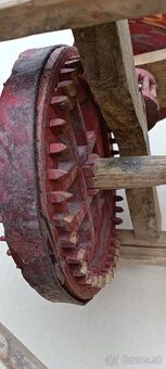 Historická, kineticka, drevená hračka ( dekorácia ) - 6