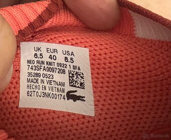 LACOSTE DÁMSKE BOTASKY 40 - 6