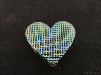 Predám sklenený stojan na sviečku Srdce - 6