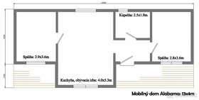 Mobilný dom 4x13m - celoročný - 6