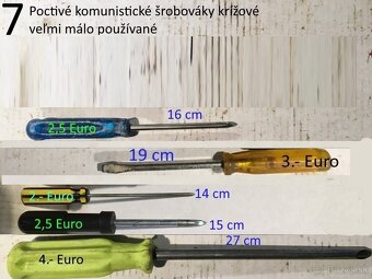 Brúsne a leštiace kotúče pasty mazacie hadice a skrutkovače - 6