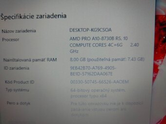 predám 12" HP elitebook / 4-jadrový procesor / 8gb ram / ss - 6