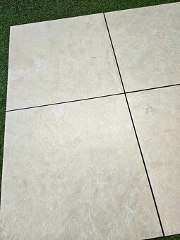 2cm dlažba aj na štrk/terče 60x60, krémova - 6