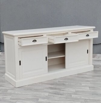 Komoda biela – vidiecka. - 6