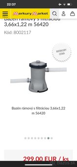Nový nepoužitý bazén s rebríkom na skákanie do vody - 6